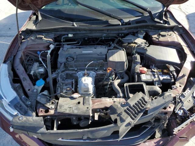 1HGCR2F3XGA190928 - 2016 HONDA ACCORD LX MAROON photo 11