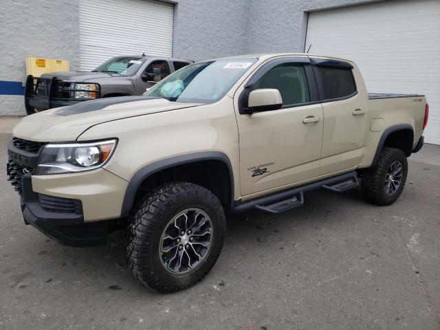 1GCGTEEN1M1175087 - 2021 CHEVROLET COLORADO ZR2 TAN photo 1