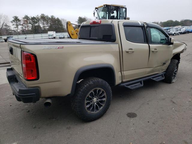 1GCGTEEN1M1175087 - 2021 CHEVROLET COLORADO ZR2 TAN photo 3