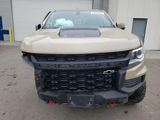 1GCGTEEN1M1175087 - 2021 CHEVROLET COLORADO ZR2 TAN photo 5