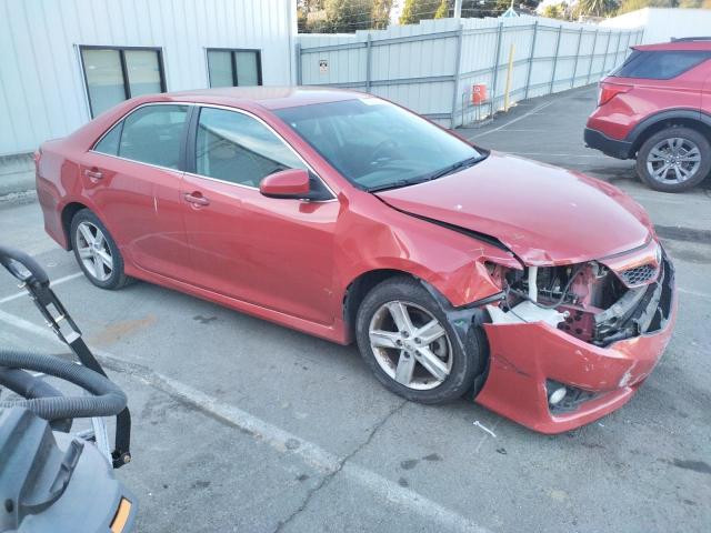 4T1BF1FK0DU666789 - 2013 TOYOTA CAMRY L RED photo 4