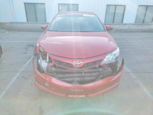 4T1BF1FK0DU666789 - 2013 TOYOTA CAMRY L RED photo 5