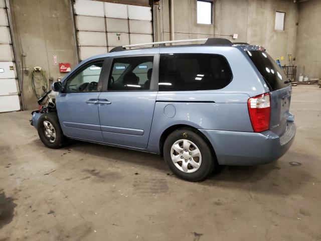 KNDMB233866055492 - 2006 KIA SEDONA EX BLUE photo 2