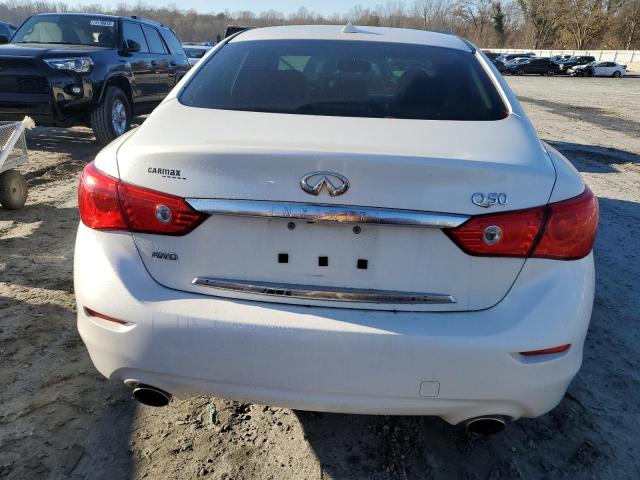 JN1CV7AR8GM252198 - 2016 INFINITI Q50 BASE WHITE photo 6