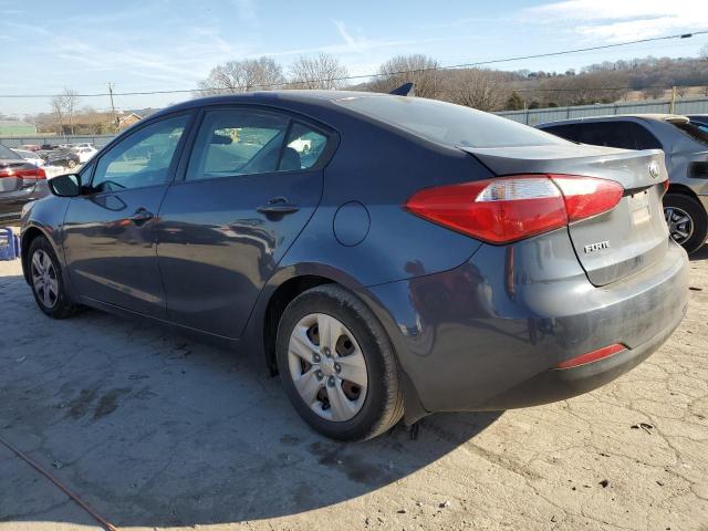 KNAFK4A61G5487511 - 2016 KIA FORTE LX GRAY photo 2