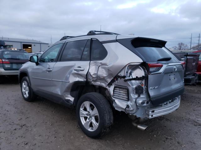 2T3P1RFVXMC165348 - 2021 TOYOTA RAV4 XLE SILVER photo 2