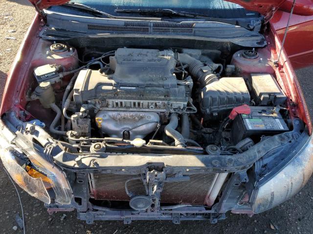 KNAFE222595590618 - 2009 KIA SPECTRA EX RED photo 11