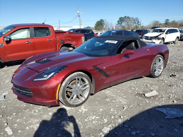 1G1YB3D75J5101098 - 2018 CHEVROLET CORVETTE STINGRAY 1LT MAROON photo 1