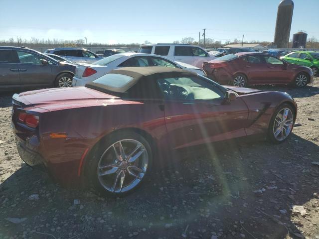 1G1YB3D75J5101098 - 2018 CHEVROLET CORVETTE STINGRAY 1LT MAROON photo 3