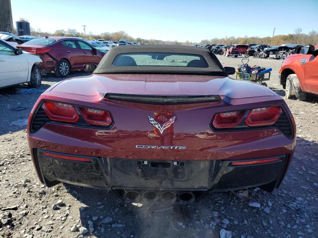 1G1YB3D75J5101098 - 2018 CHEVROLET CORVETTE STINGRAY 1LT MAROON photo 6