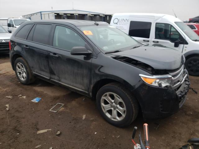 2FMDK4GC4EBA74056 - 2014 FORD EDGE SE BLACK photo 4