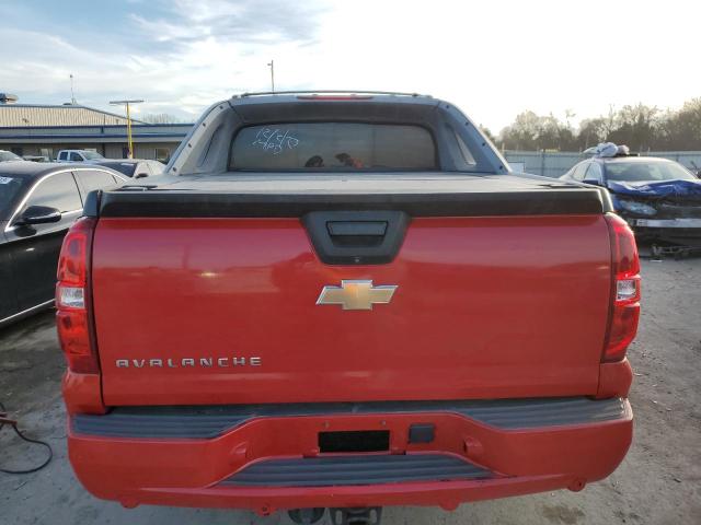 3GNVKGE04AG131227 - 2010 CHEVROLET AVALANCHE LTZ RED photo 6