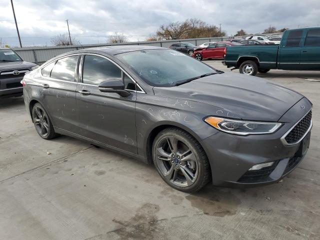 3FA6P0VPXHR263867 - 2017 FORD FUSION SPORT GRAY photo 4