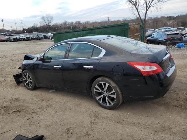 1N4AA51E59C850913 - 2009 NISSAN MAXIMA S BLACK photo 2