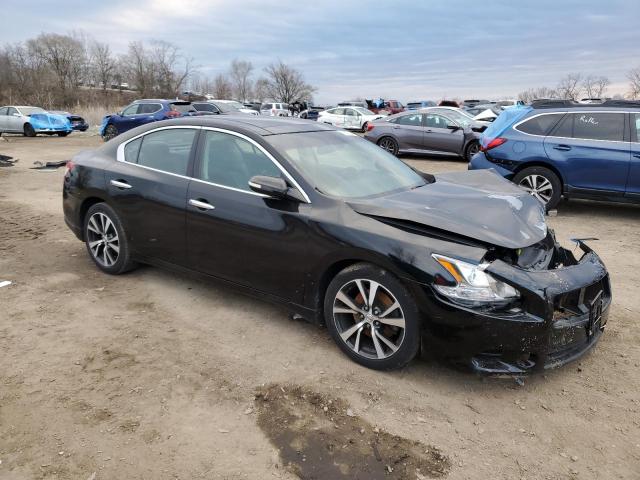 1N4AA51E59C850913 - 2009 NISSAN MAXIMA S BLACK photo 4