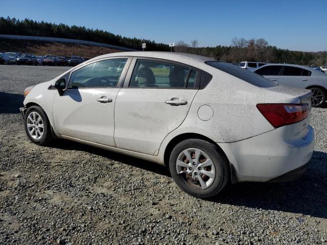 KNADN4A38D6149646 - 2013 KIA RIO EX WHITE photo 2