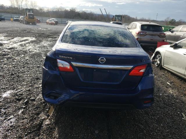 3N1AB7AP8KY457816 - 2019 NISSAN SENTRA S BLUE photo 6