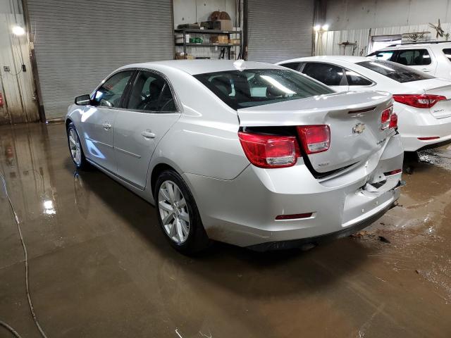 1G11G5SX8EF182597 - 2014 CHEVROLET MALIBU 3LT ვერცხლისფერი ფოტო 2