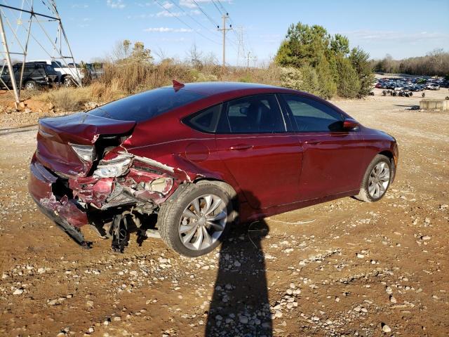 1C3CCCBB2FN717505 - 2015 CHRYSLER 200 S BURGUNDY photo 3