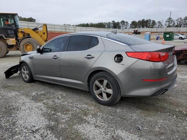 5XXGM4A71FG499159 - 2015 KIA OPTIMA LX GRAY photo 2