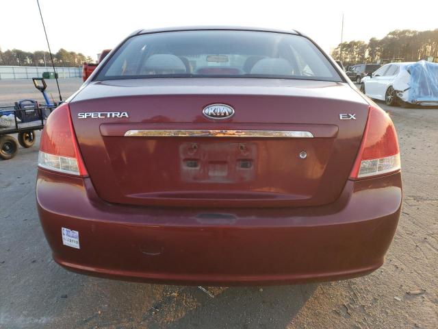 KNAFE122875454779 - 2007 KIA SPECTRA EX RED photo 6