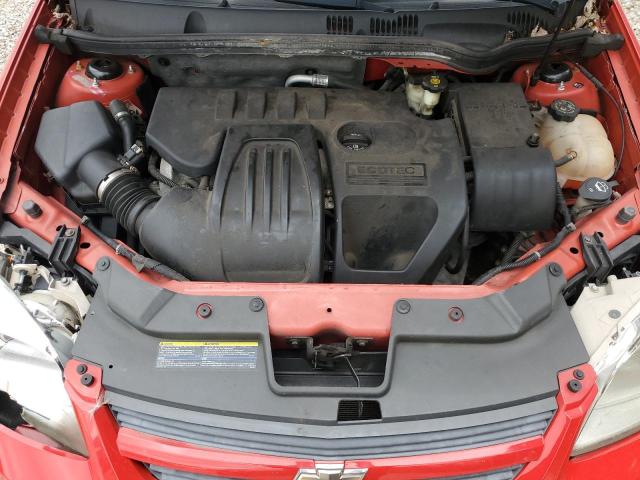 1G1AK58F187256065 - 2008 CHEVROLET COBALT LS RED photo 11