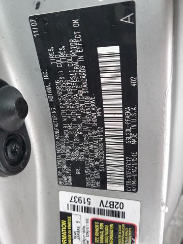 5TDZK23C48S141102 - 2008 TOYOTA SIENNA CE GRAY photo 13