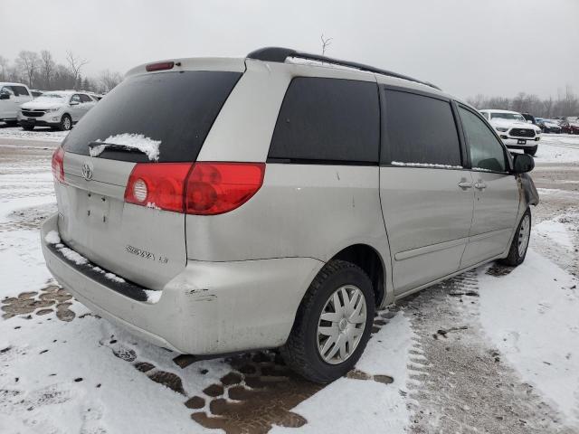 5TDZK23C48S141102 - 2008 TOYOTA SIENNA CE GRAY photo 3