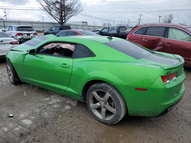 2G1FB1EVXA9198830 - 2010 CHEVROLET CAMARO LT GREEN photo 2