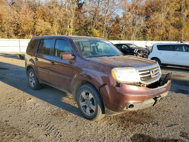 5FNYF4H50DB010396 - 2013 HONDA PILOT EXL MAROON photo 4