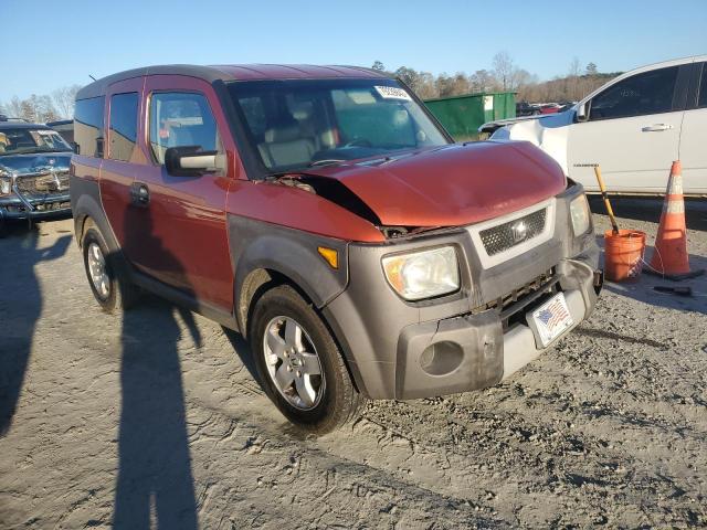 5J6YH28513L042410 - 2003 HONDA ELEMENT EX ORANGE photo 4