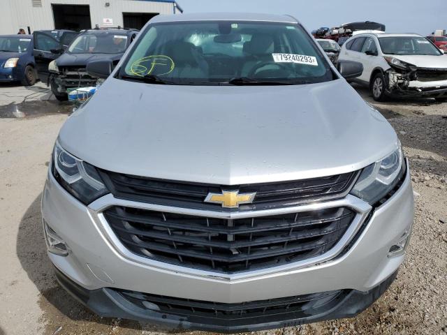 3GNAXHEV8JL103505 - 2018 CHEVROLET EQUINOX LS SILVER photo 5