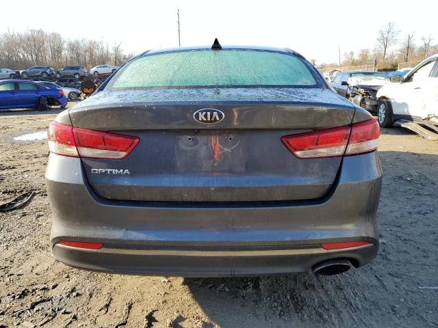 5XXGT4L3XHG147925 - 2017 KIA OPTIMA LX GRAY photo 6