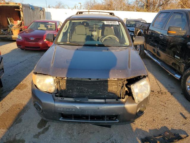 1FMCU0C72AKA52077 - 2010 FORD ESCAPE XLS GRAY photo 5