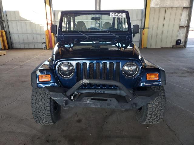 1J4FA29P8YP761889 - 2000 JEEP WRANGLER / SE BLUE photo 5