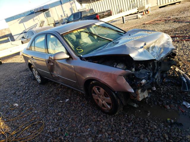 5NPET46F08H358942 - 2008 HYUNDAI SONATA GLS GRAY photo 4