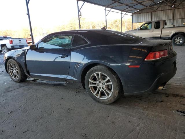 2G1FB1E31F9168203 - 2015 CHEVROLET CAMARO LS BLUE photo 2