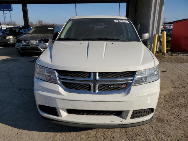 3C4PDCAB2ET182685 - 2014 DODGE JOURNEY SE WHITE photo 5