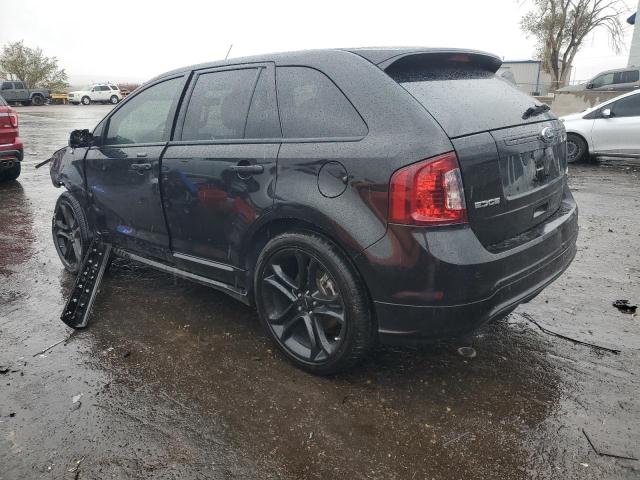 2FMDK4AK9DBC33541 - 2013 FORD EDGE SPORT BLACK photo 2