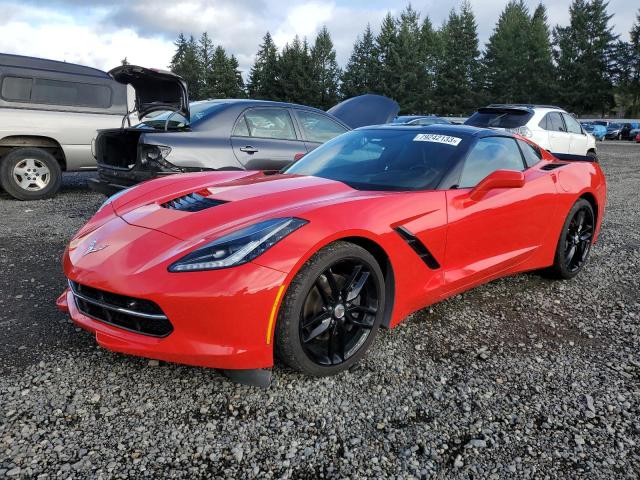 1G1YF2D73J5105701 - 2018 CHEVROLET CORVETTE STINGRAY 3LT RED photo 1