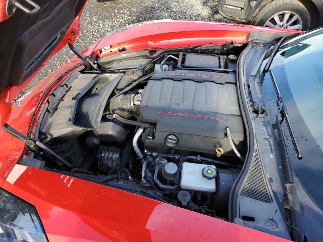 1G1YF2D73J5105701 - 2018 CHEVROLET CORVETTE STINGRAY 3LT RED photo 11