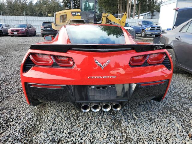 1G1YF2D73J5105701 - 2018 CHEVROLET CORVETTE STINGRAY 3LT RED photo 6