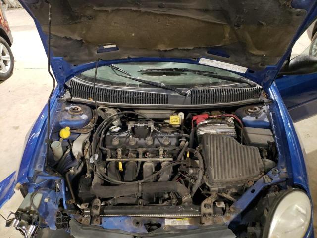 1B3ES56C75D236225 - 2005 DODGE NEON SXT BLUE photo 11