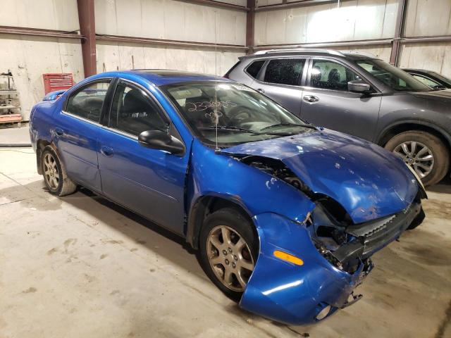 1B3ES56C75D236225 - 2005 DODGE NEON SXT BLUE photo 4