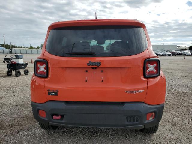 ZACCJBCB2HPE71348 - 2017 JEEP RENEGADE TRAILHAWK ORANGE photo 6