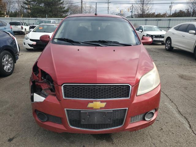 KL1TD66EX9B336562 - 2009 CHEVROLET AVEO LS RED photo 5