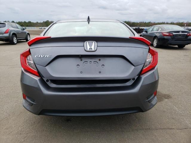 2HGFC2F71JH515878 - 2018 HONDA CIVIC EX GRAY photo 6