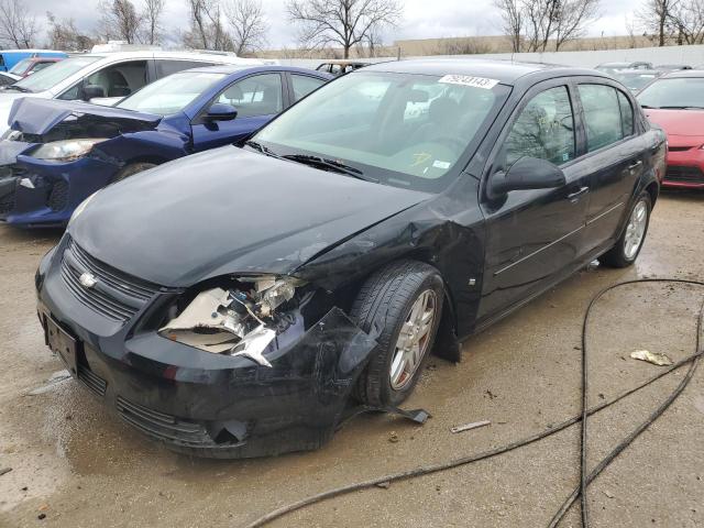 1G1AL55F967601499 - 2006 CHEVROLET COBALT LT BLACK photo 1