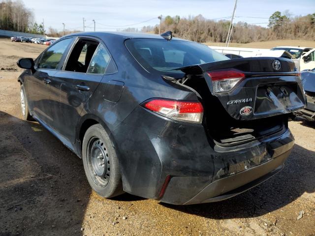 5YFEPMAE9MP222034 - 2021 TOYOTA COROLLA LE BLACK photo 2