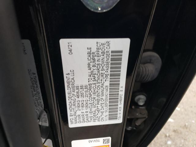 19UUB5F55MA014408 - 2021 ACURA TLX TECH A BLACK photo 12
